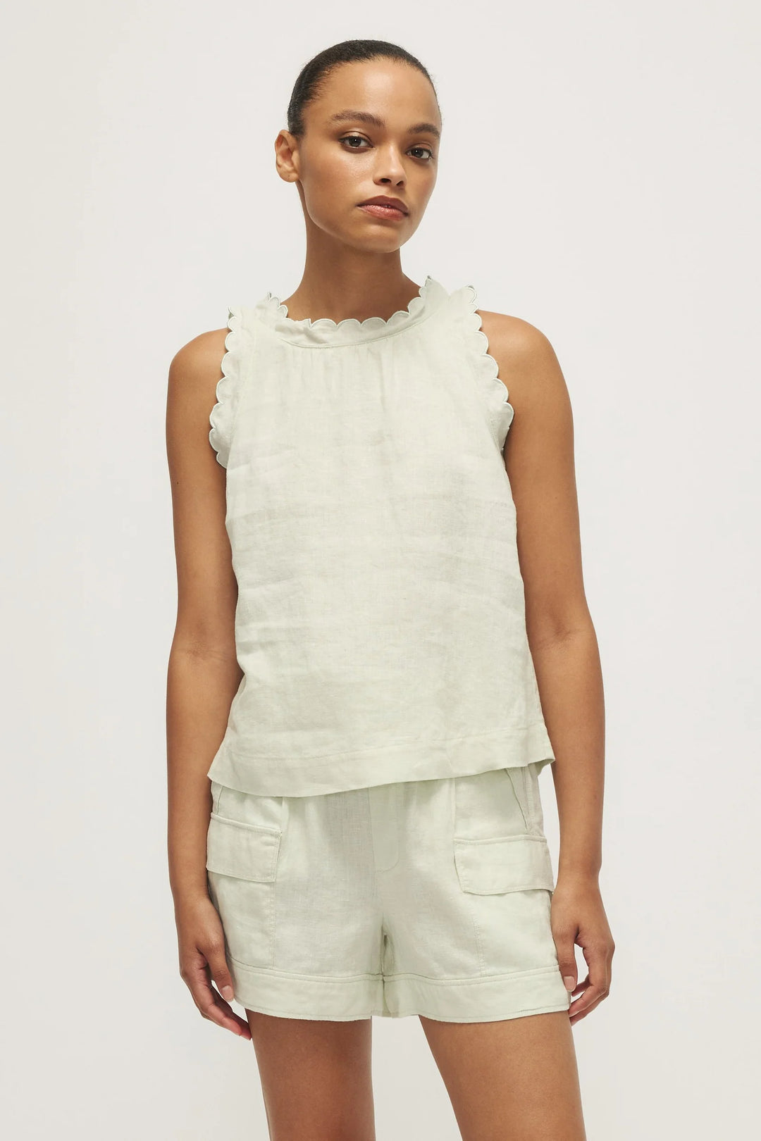 KALLI TANK TOP (SOFT GREEN) - MELISSA NEPTON