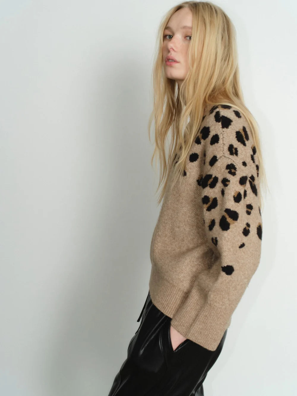 KAT ANIMAL PRINT SWEATER - MELISSA NEPTON