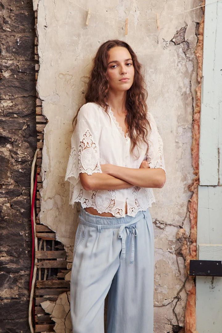 MAOLI BLOUSE (OFF WHITE) - MELISSA NEPTON