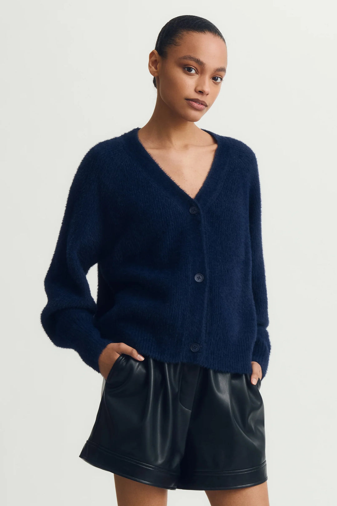 MAUD CARDIGAN (DARK NAVY) - MELISSA NEPTON