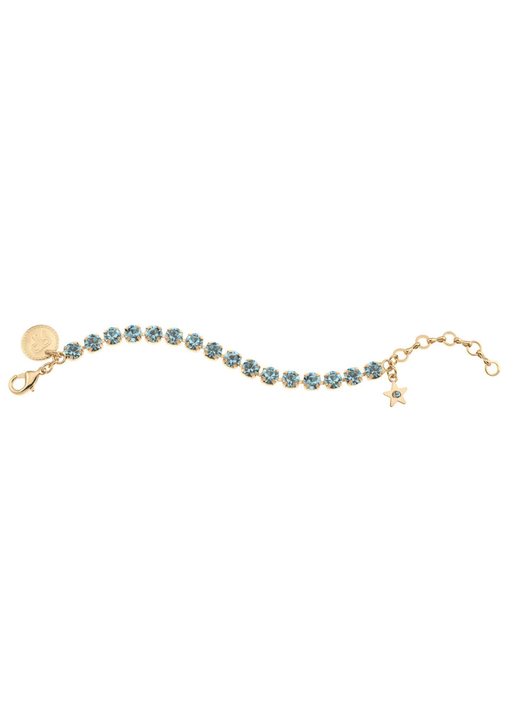 BIRTHSTONE BRACELET (MARCH/AQUAMARINE) - REBEKAH PRICE