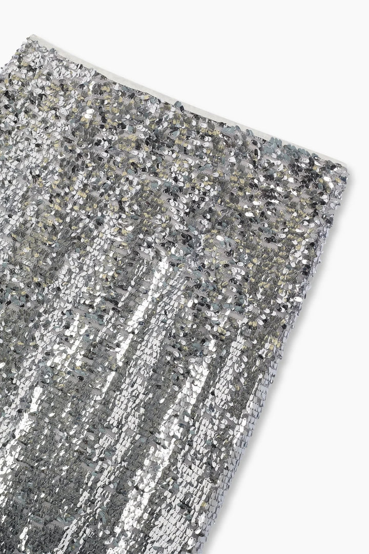 MUSE SEQUIN SKIRT (SILVER) - THE NEW SOCIETY