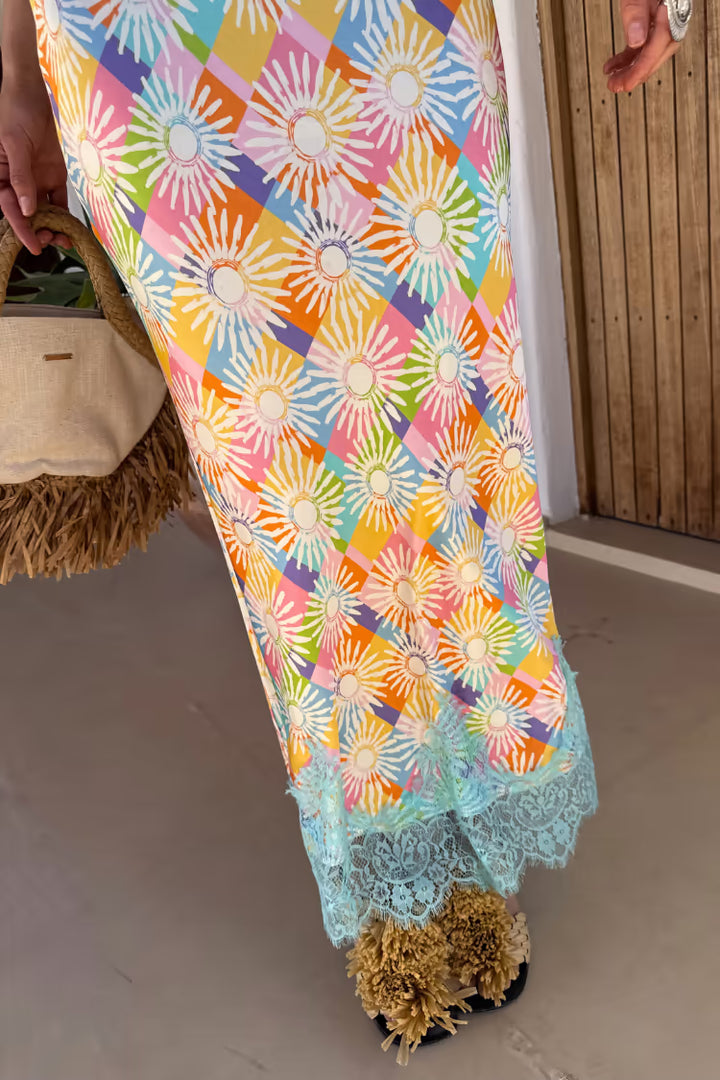 CHECK SUN PATTI DRESS - NEVER FULLY DRESSED