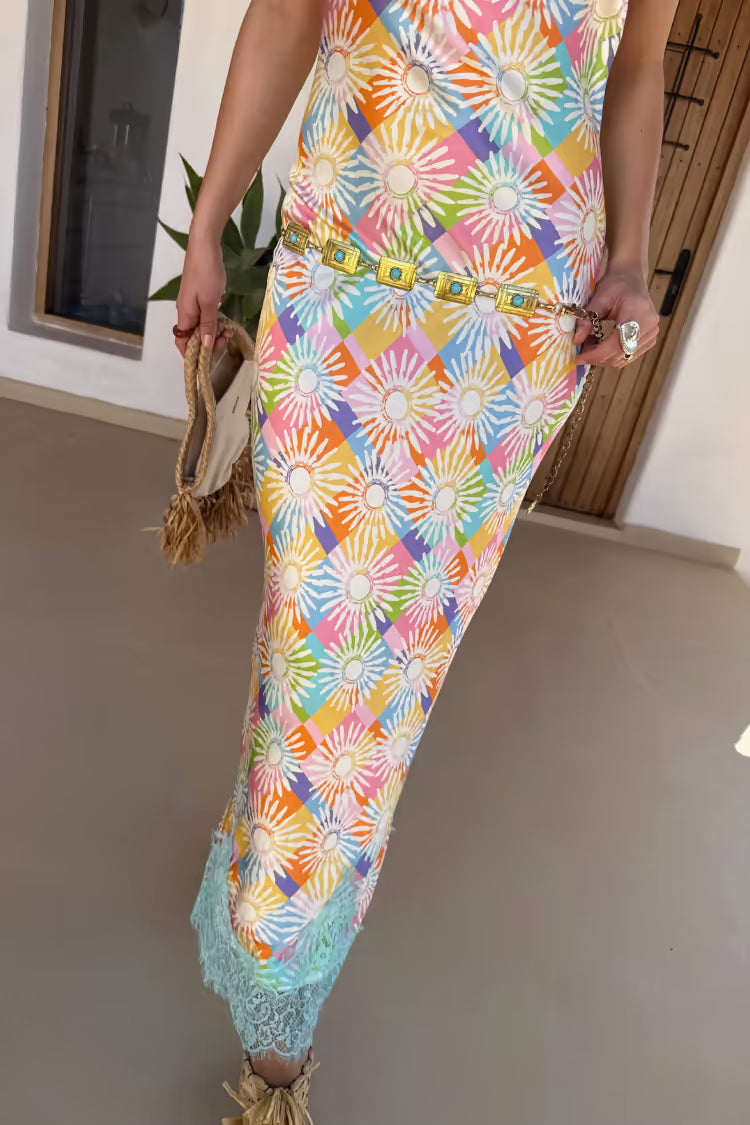 CHECK SUN PATTI DRESS - NEVER FULLY DRESSED