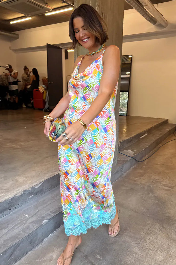CHECK SUN PATTI DRESS - NEVER FULLY DRESSED