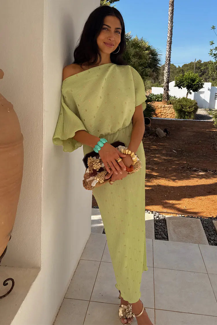 PISTACHIO TILLY DRESS - NEVER FULLY DRESSED