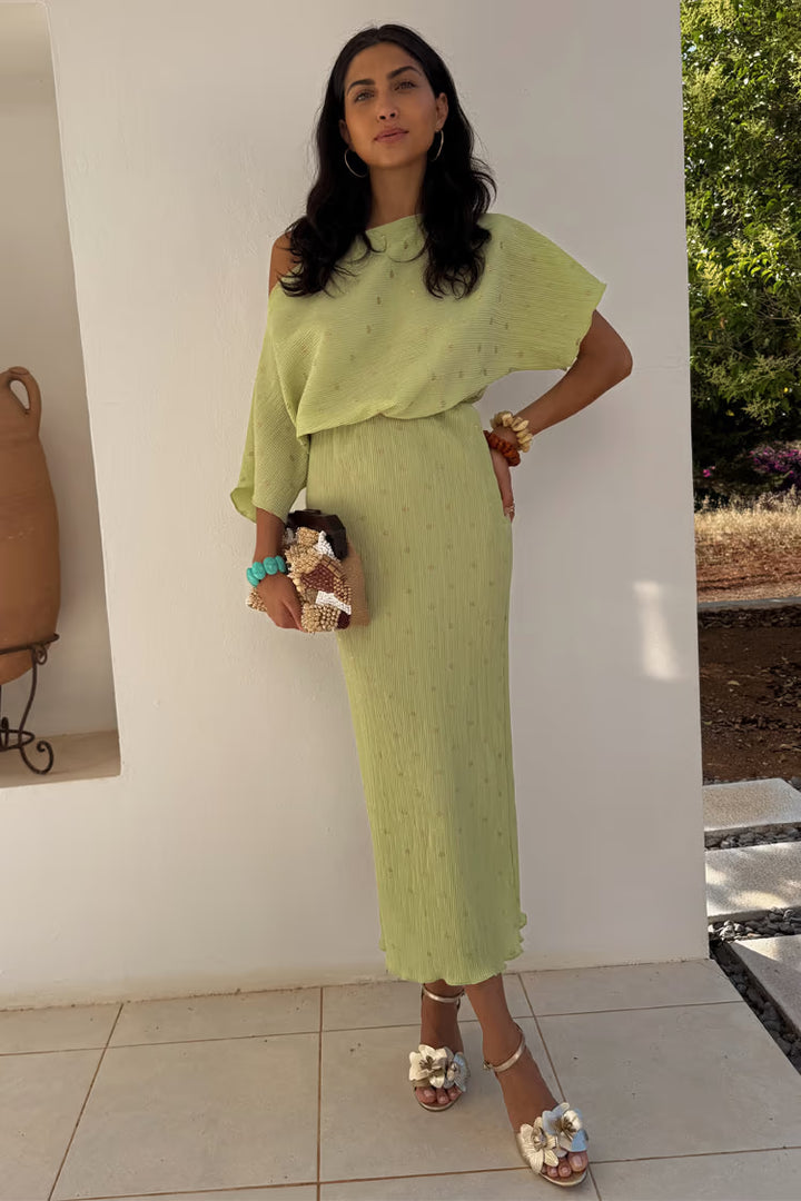 PISTACHIO TILLY DRESS - NEVER FULLY DRESSED