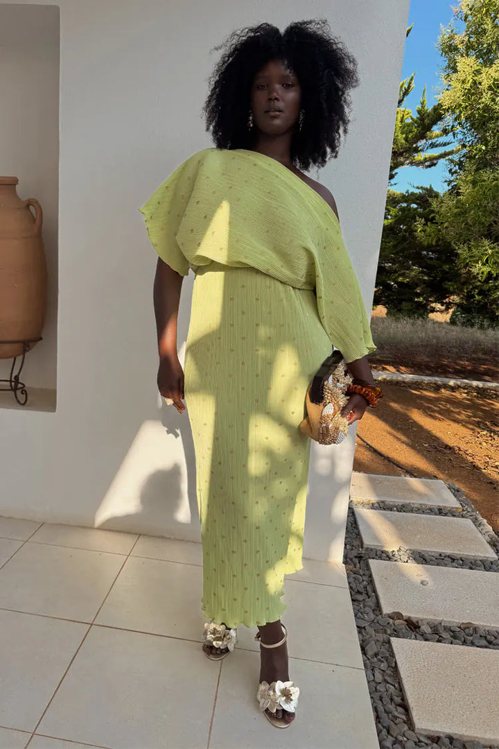 PISTACHIO TILLY DRESS - NEVER FULLY DRESSED