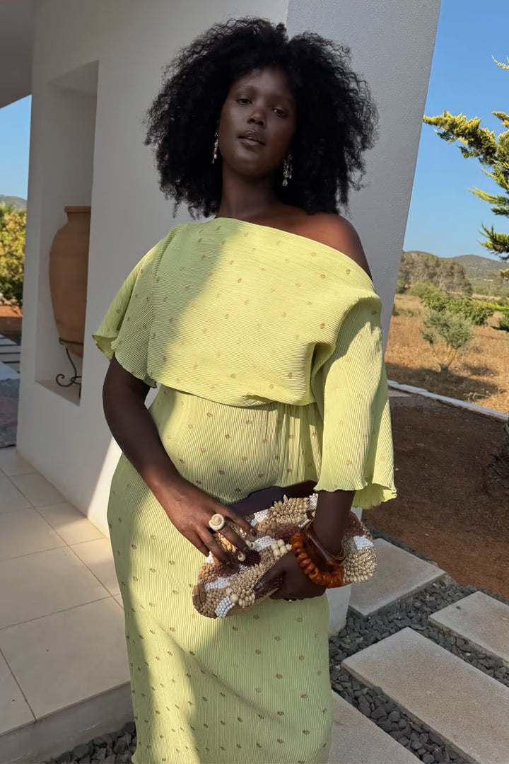 PISTACHIO TILLY DRESS - NEVER FULLY DRESSED