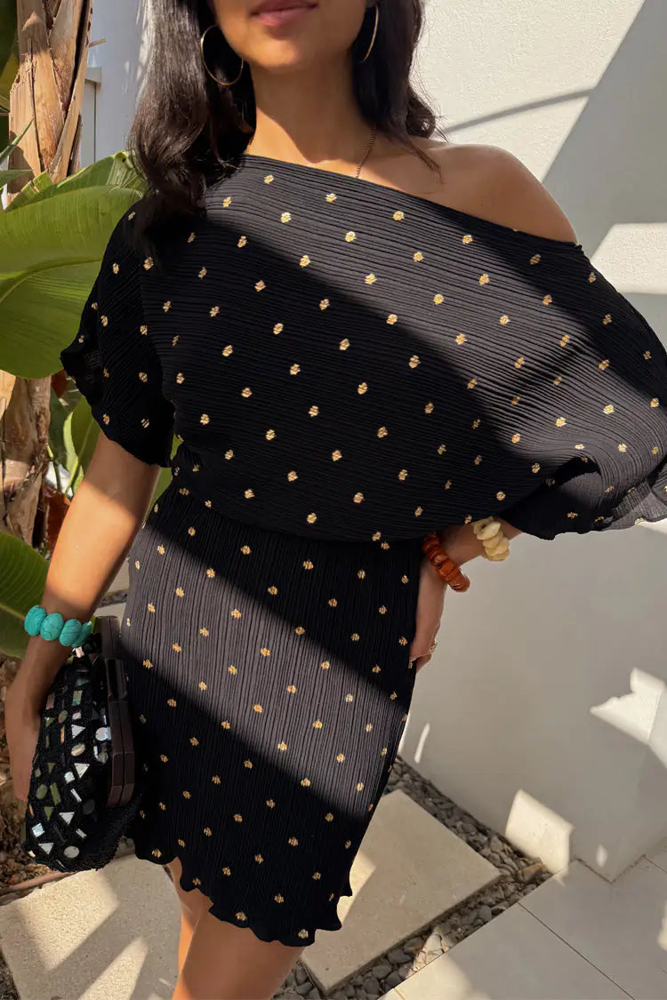 TILLY MINI DRESS (BLACK) - NEVER FULLY DRESSESc