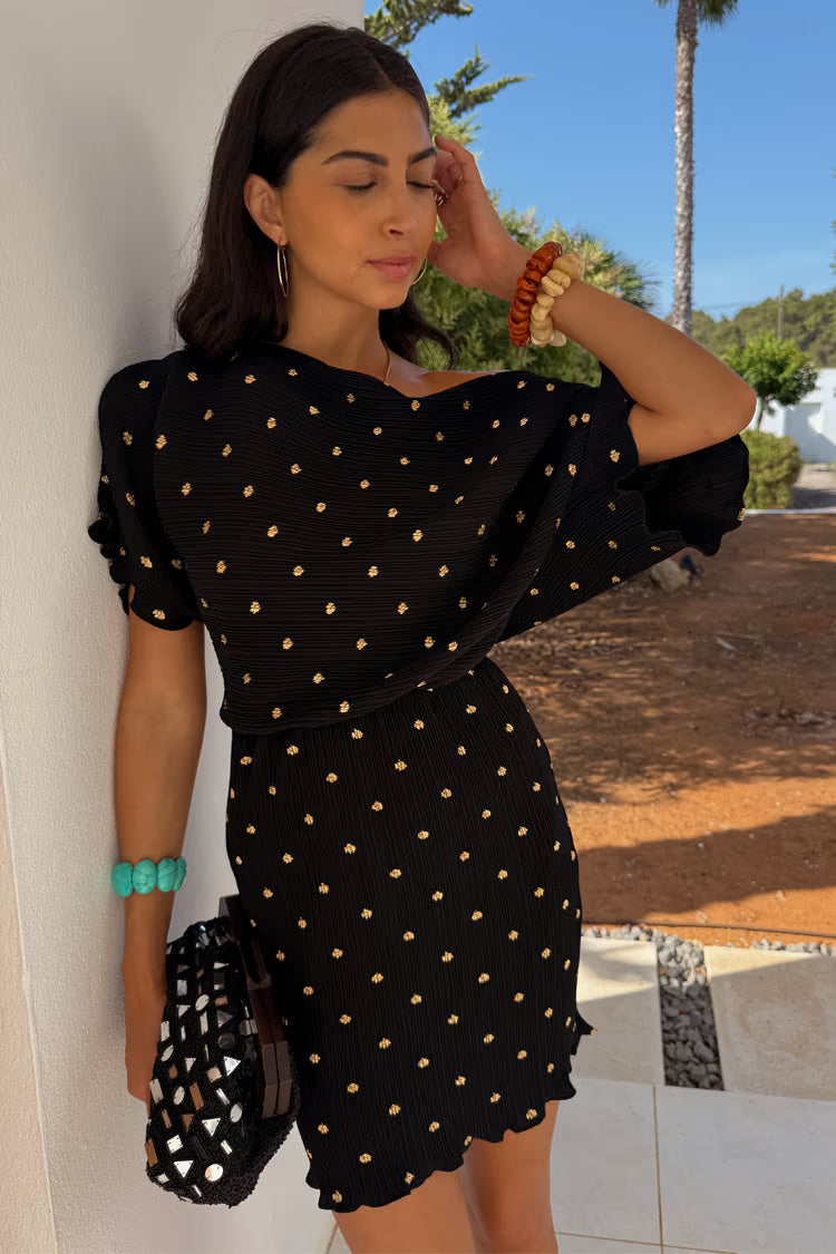 TILLY MINI DRESS (BLACK) - NEVER FULLY DRESSESc