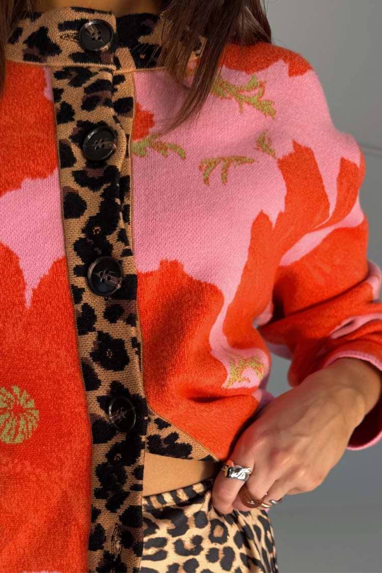 PINK POPPY CARDIGAN - NEVER FULLY DRESSED