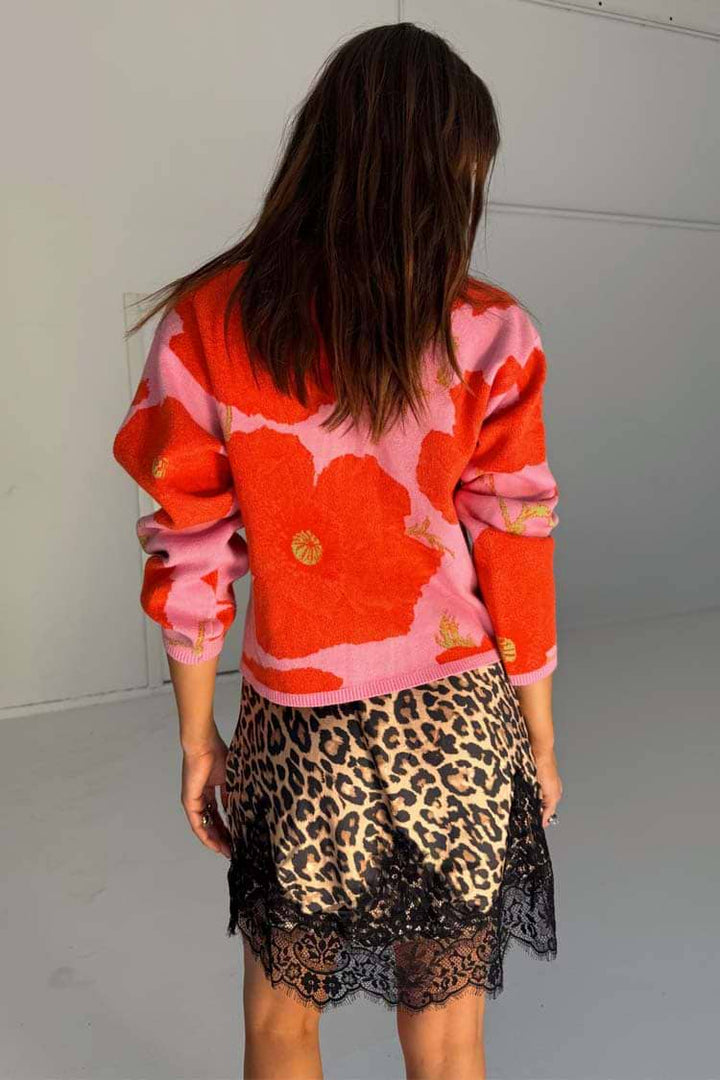 PINK POPPY CARDIGAN - NEVER FULLY DRESSED