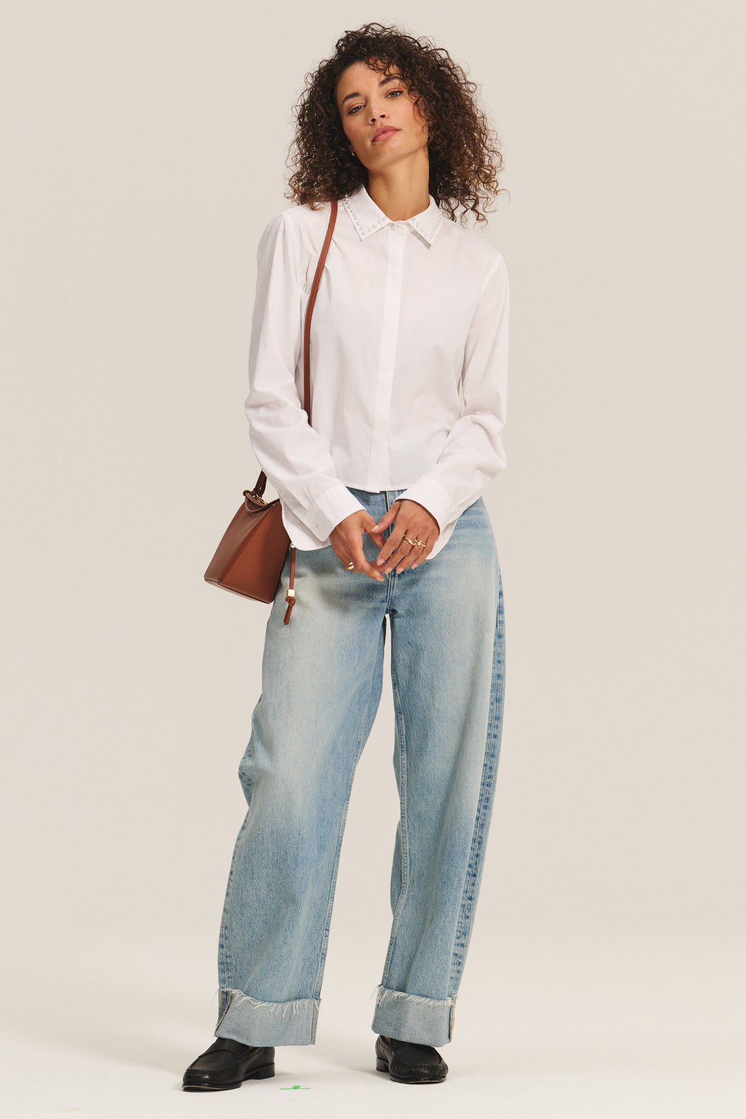 JOCELYN NOVELTY POPLIN SHIRT - VELVET