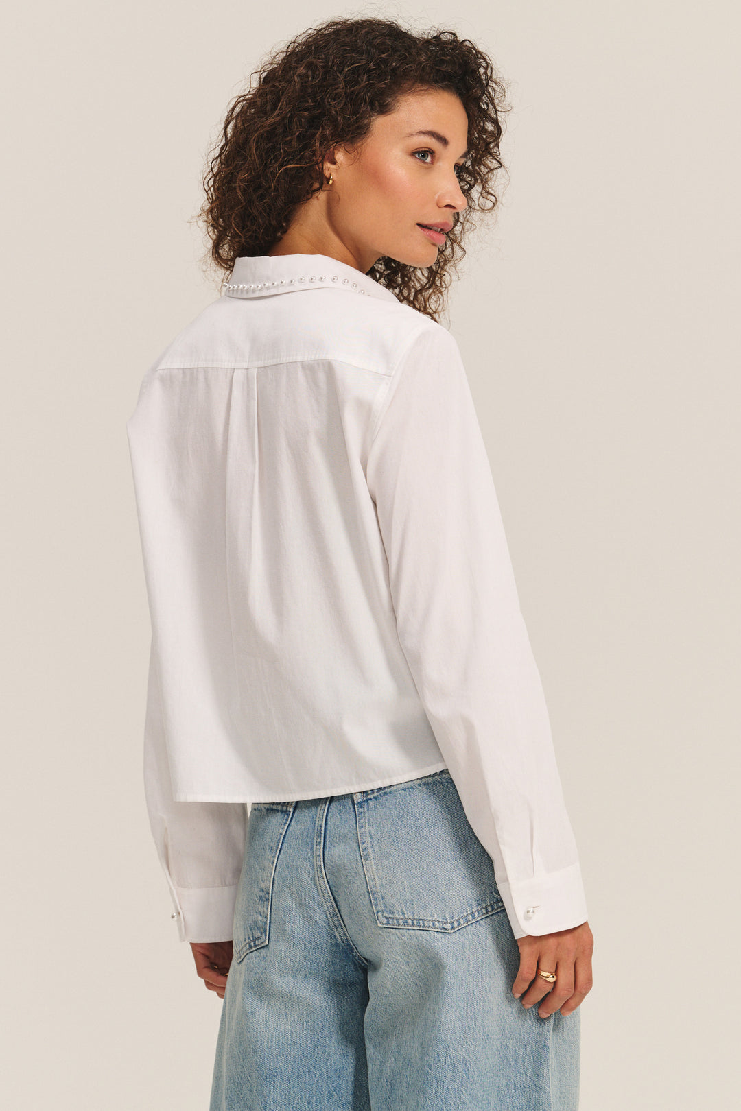 JOCELYN NOVELTY POPLIN SHIRT - VELVET