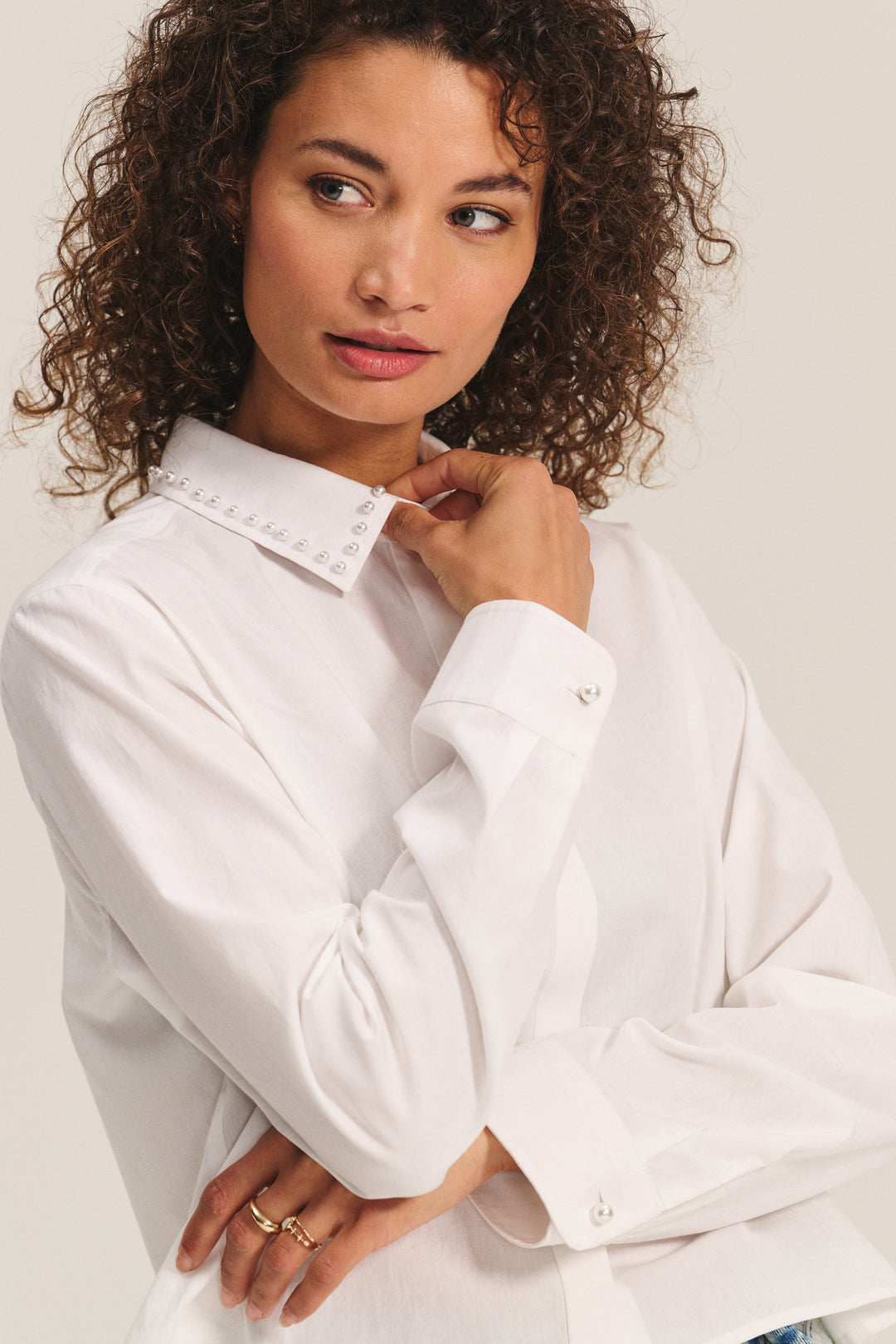 JOCELYN NOVELTY POPLIN SHIRT - VELVET