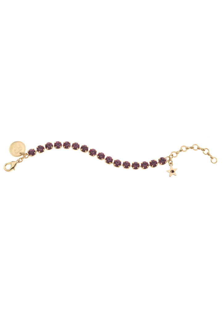 BIRTHSTONE BRACELET (FEB/AMETHYST) - REBEKAH PRICE