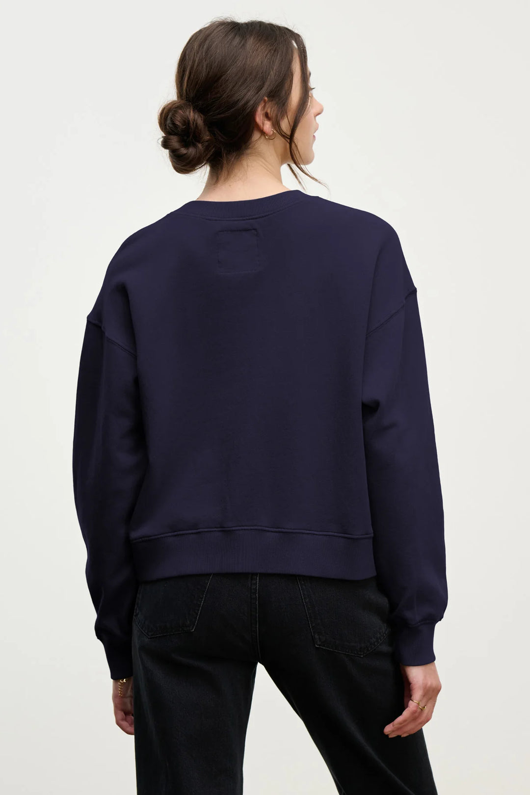YOKO SWEATSHIRT (NAVY) - VELVET