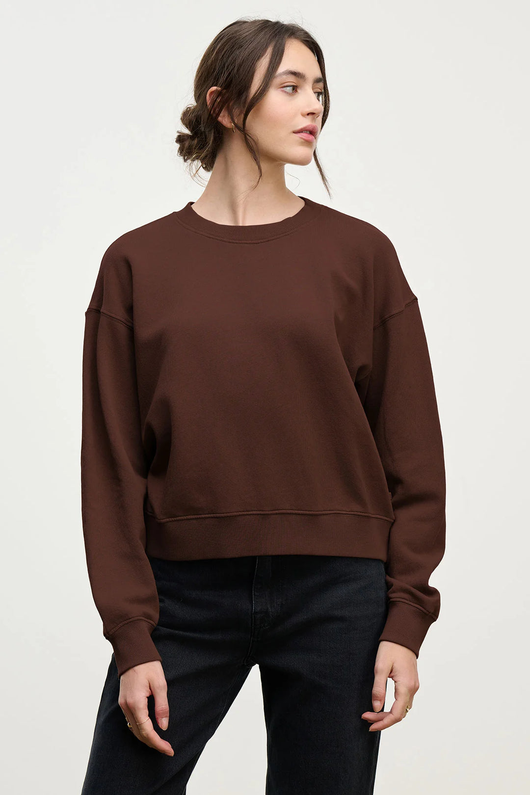 YOKO SWEATSHIRT (TIMBER) - VELVET
