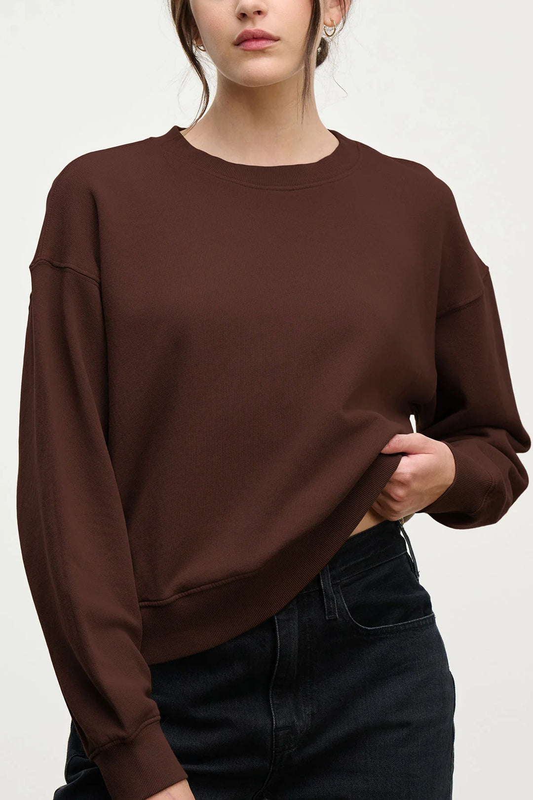 YOKO SWEATSHIRT (TIMBER) - VELVET