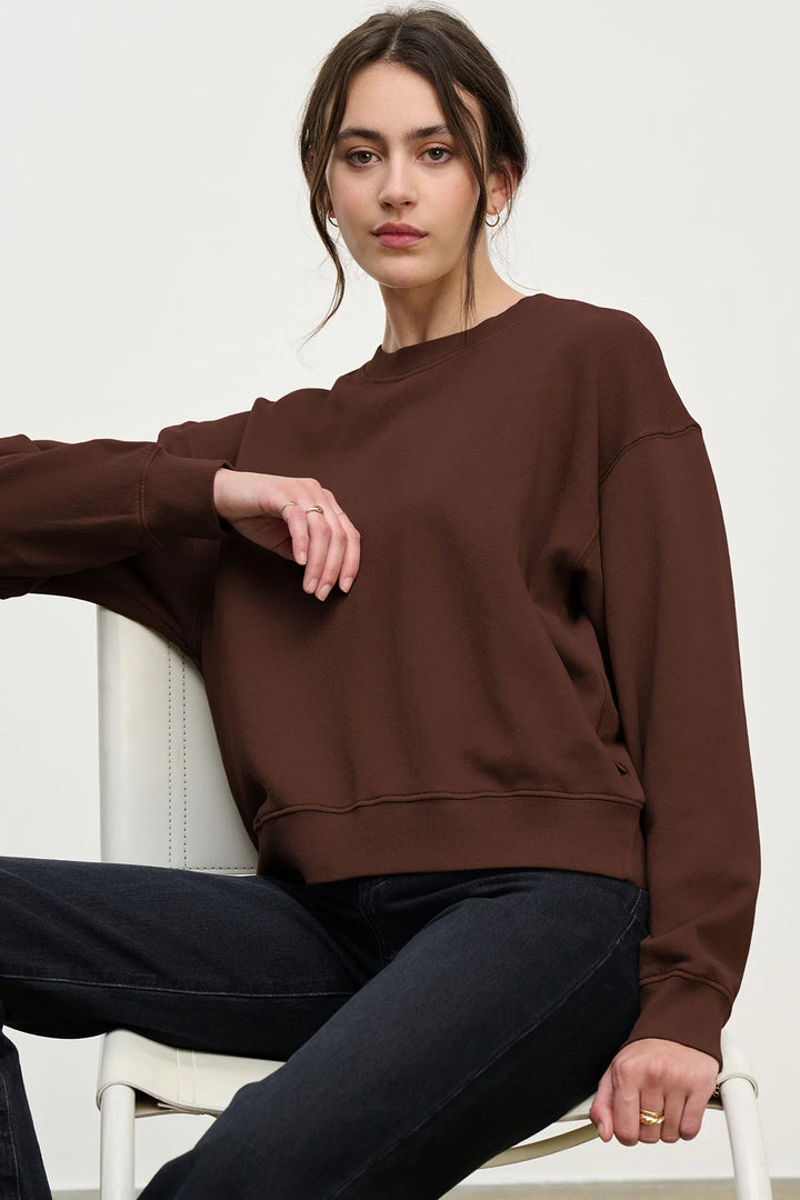 YOKO SWEATSHIRT (TIMBER) - VELVET