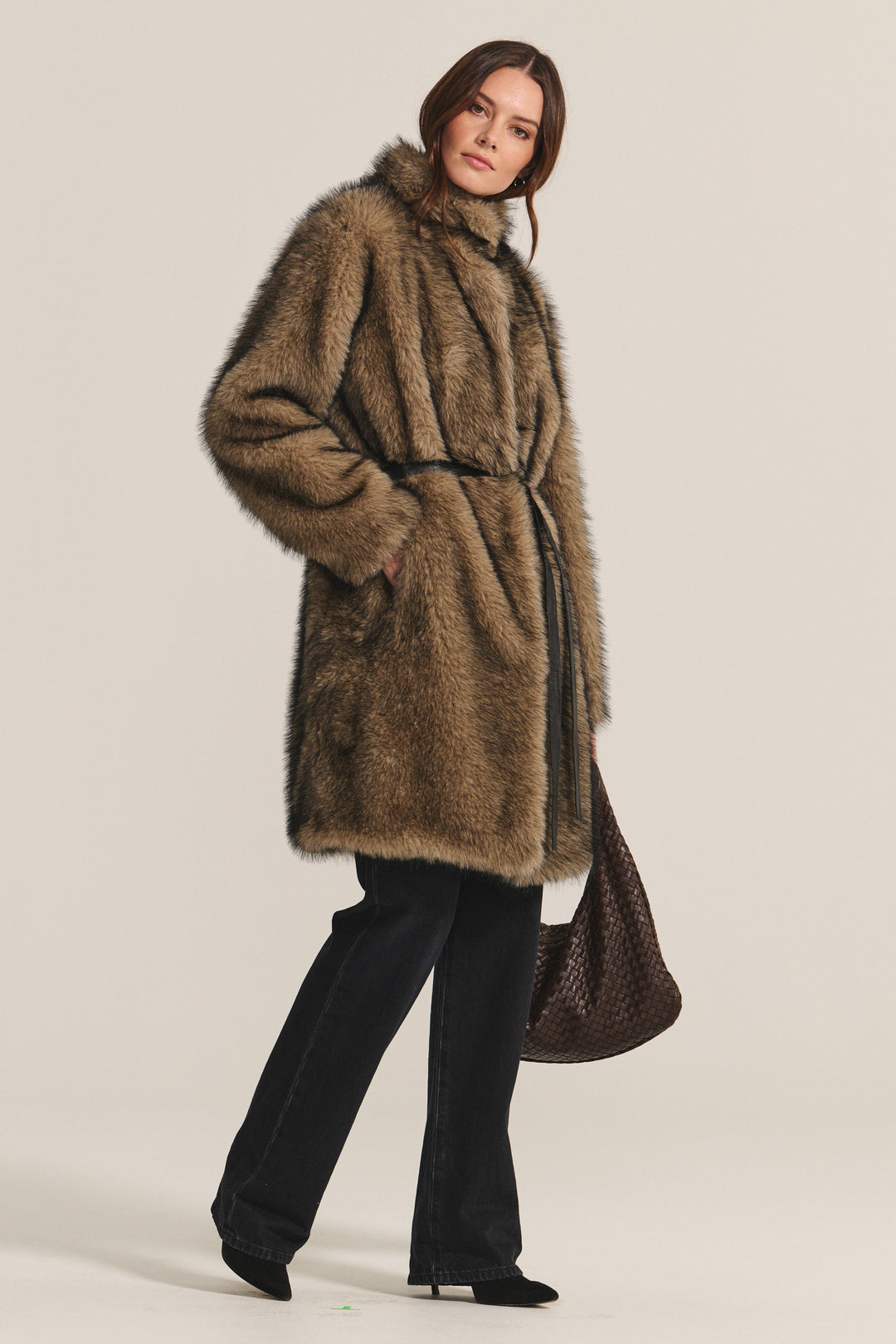 ADALYNN LUX FUR JACKET - VELVET