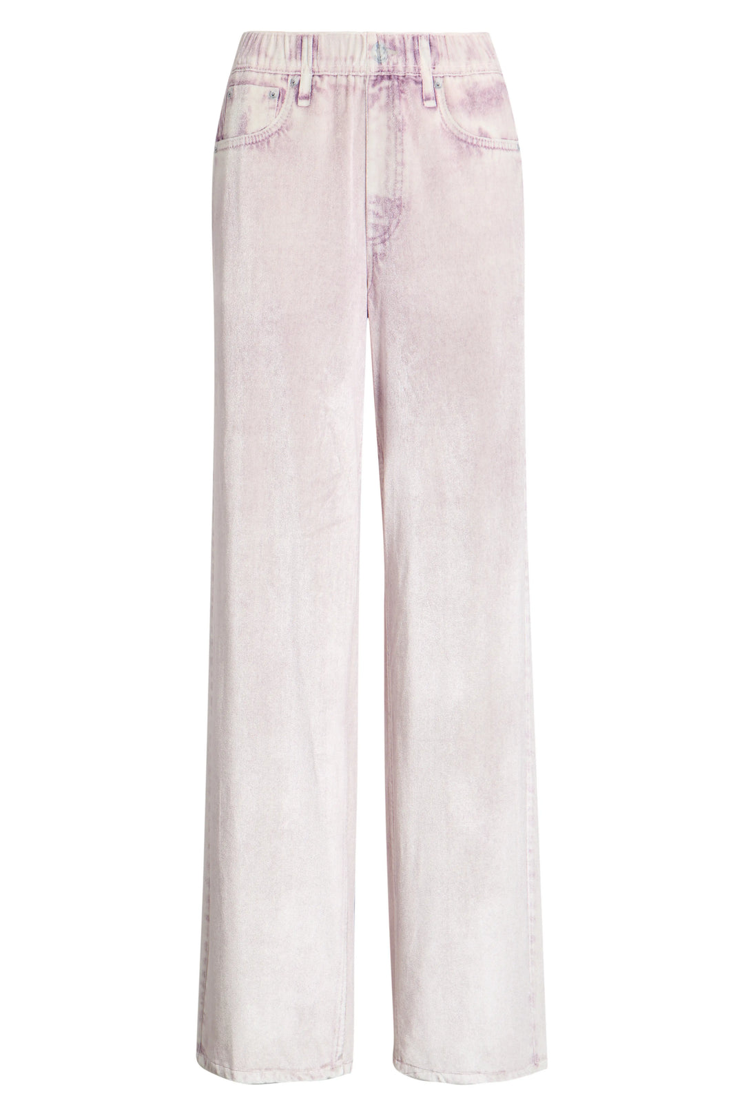 MIRAMAR VELVET WIDE LEG PULL ON (PINK MARBLE) - RAG & BONE