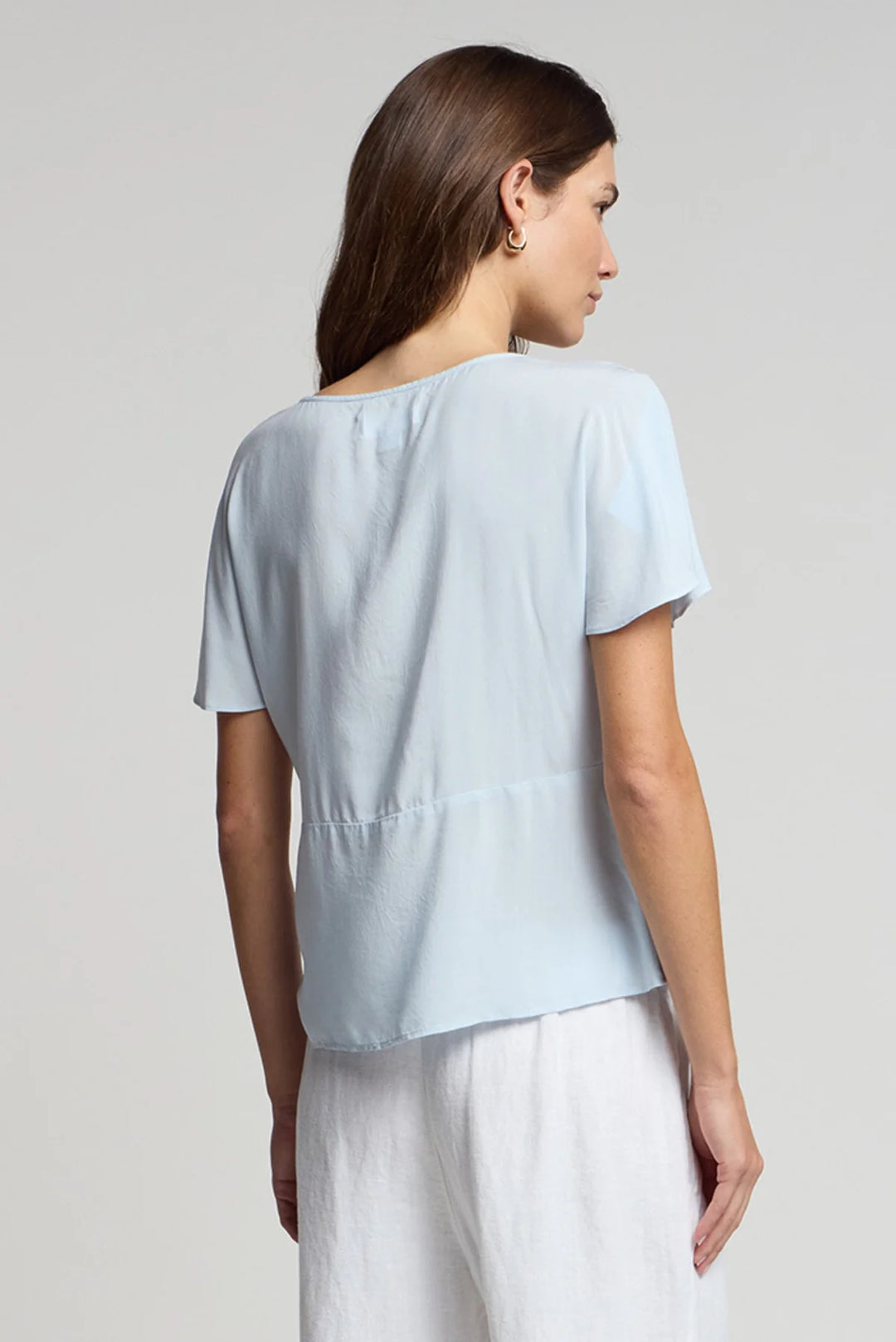 LINA RAYON CHALLIS TOP (BILLOW) - VELVET