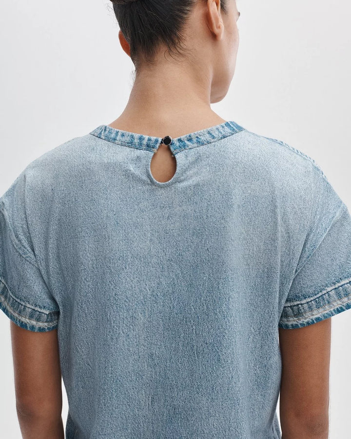 MIRAMAR KELLY JERSEY T-SHIRT DRESS (SEASIDE) - RAG & BONE