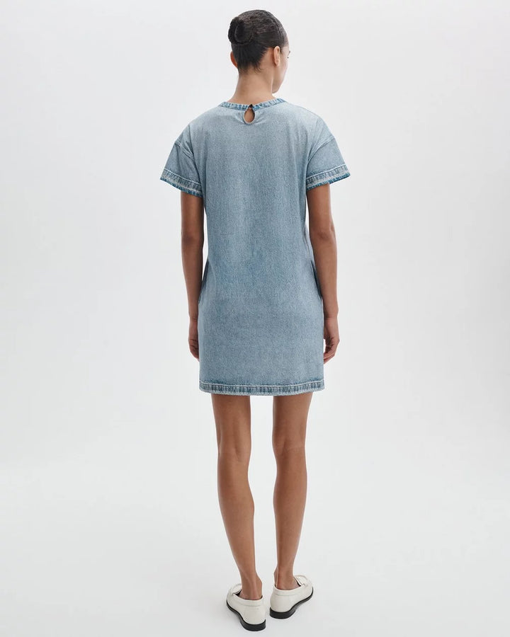 MIRAMAR KELLY JERSEY T-SHIRT DRESS (SEASIDE) - RAG & BONE