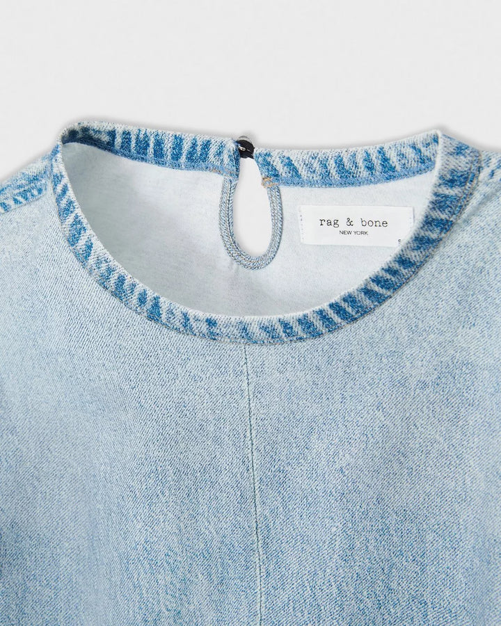 MIRAMAR KELLY JERSEY T-SHIRT DRESS (SEASIDE) - RAG & BONE