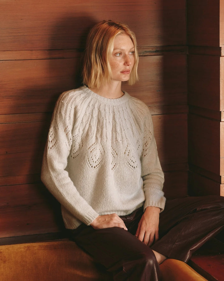RELAXED SWEATER (FROSTED OAT) - BELLA DAHL