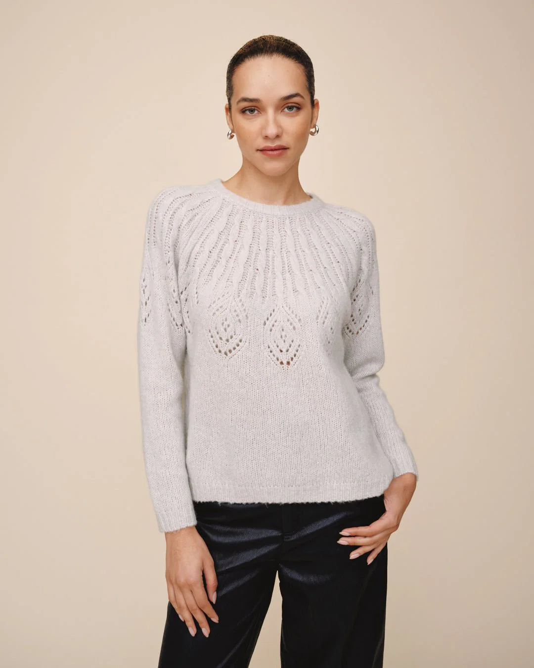 RELAXED SWEATER (FROSTED OAT) - BELLA DAHL