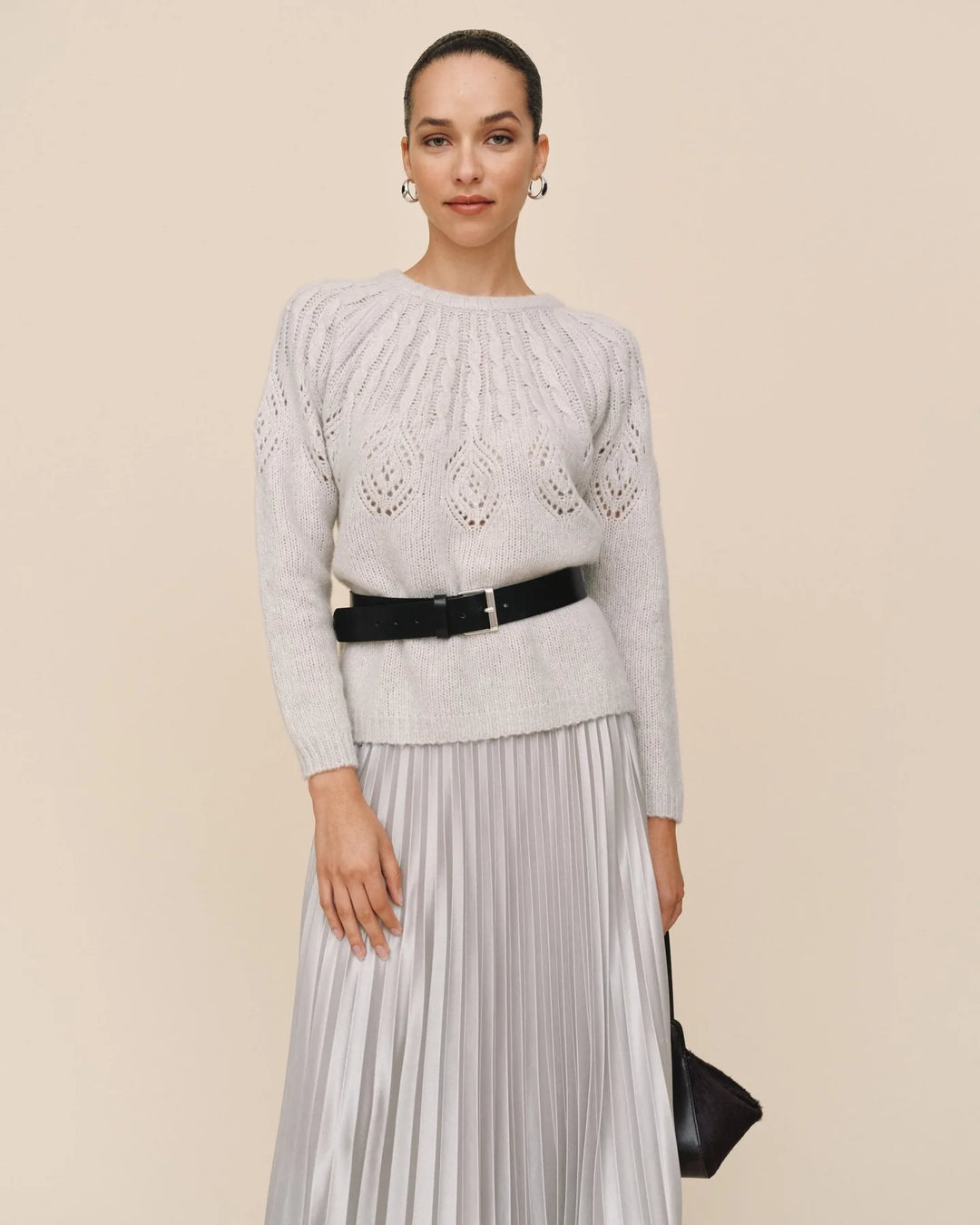 RELAXED SWEATER (FROSTED OAT) - BELLA DAHL