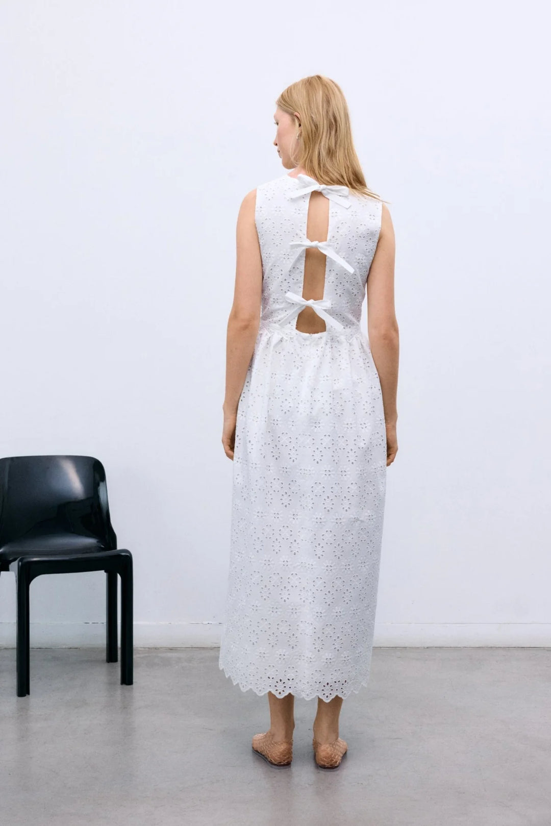 SAKURA LONG DRESS (PURE CLOUD) - NEW SOCIETY