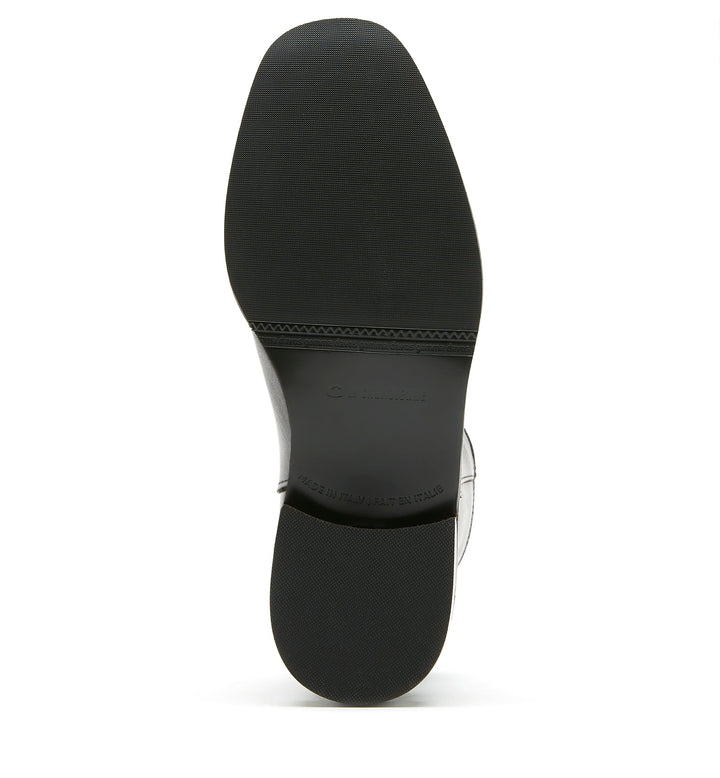 SELINA LEATHER BOOTIE (BLACK) - LA CANADIENNE