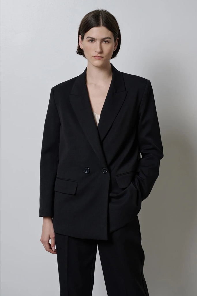 FAIRFAX BLAZER (BLACK) - VELVET