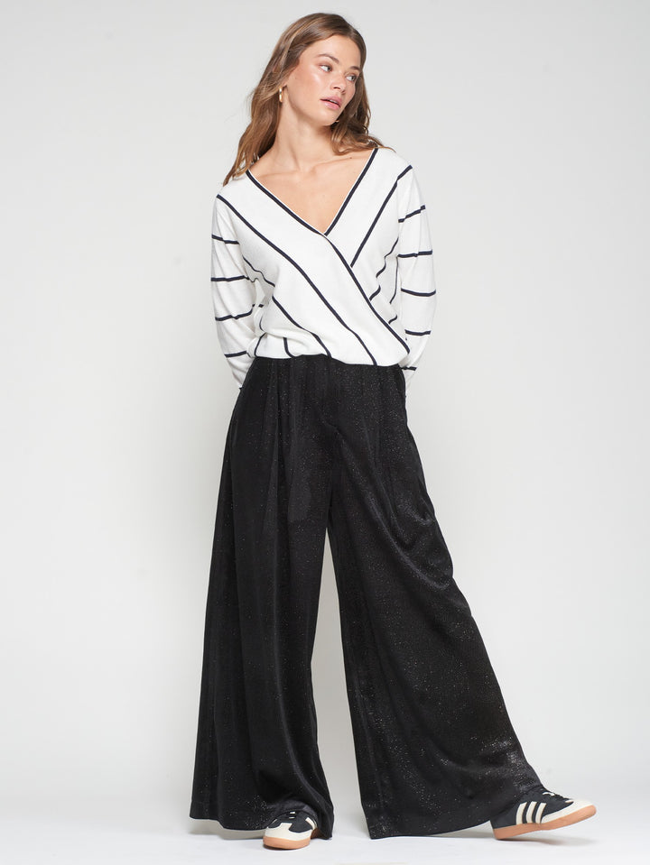 PALAZZO SHIMMER PANT - VILAGALLO