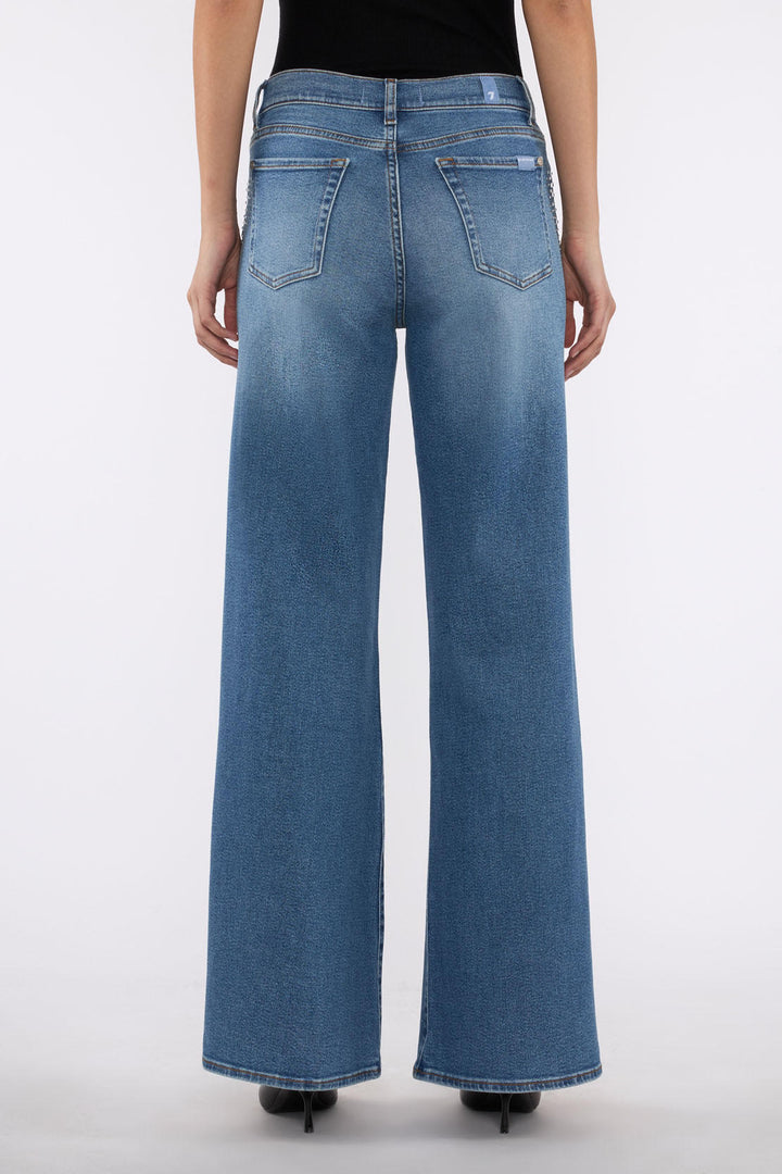 CRYSTAL EMBELLISHED TWISTED LOTTA (LOVE SOUL) - 7 FOR ALL MANKIND