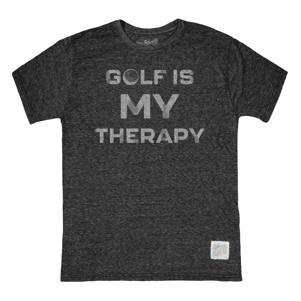 "GOLF IS MY THERAPY" T-SHIRT - RETRO BRAND