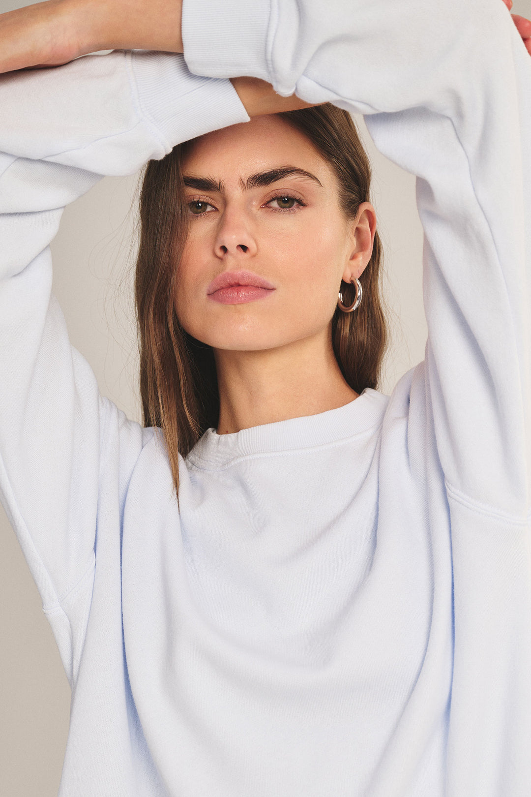 YOKO FLEECE SWEATSHIRT (ICE) - VELVET