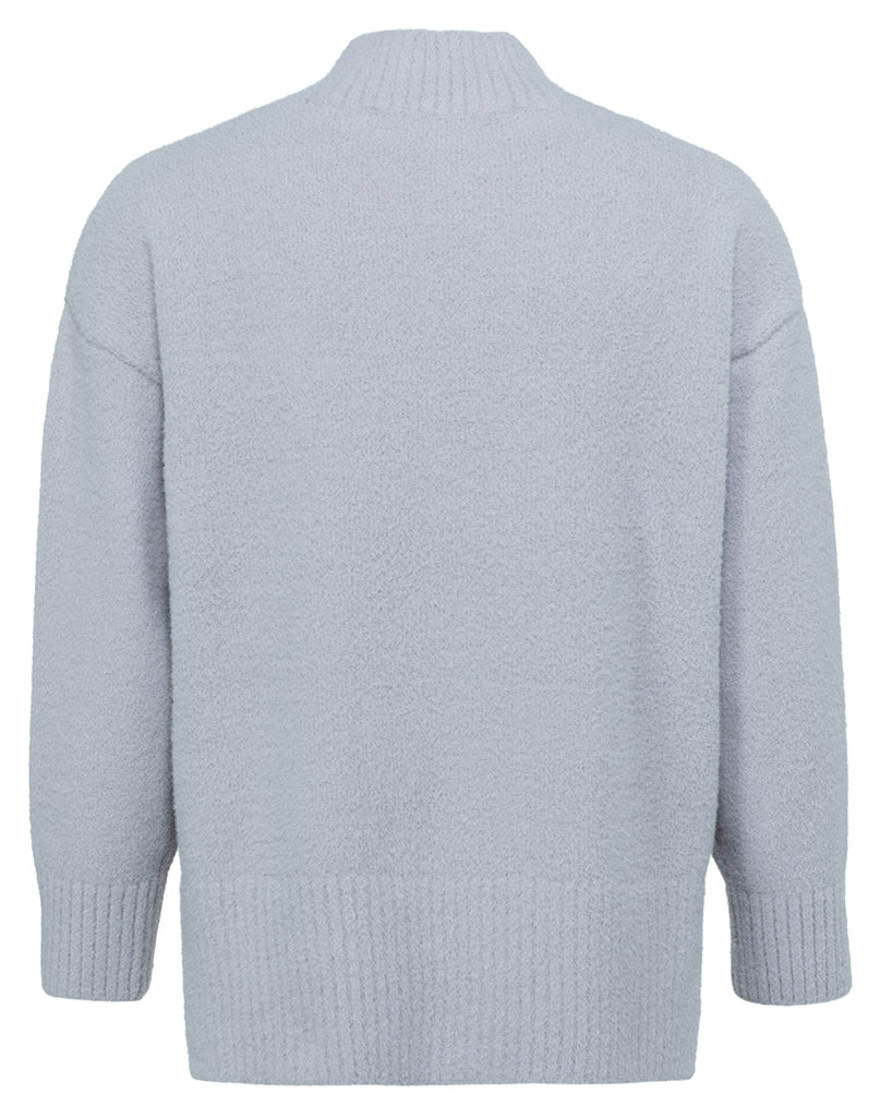 SWEATER WITH VERTICAL SEAM (SILVER) - YAYA