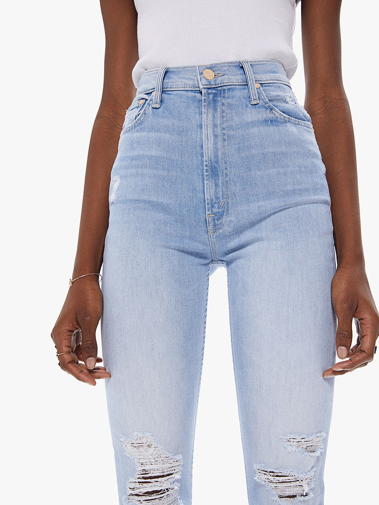 HIGH WAISTED RIDER ANKLE FRAY (ISLAND AFTERHOURS) - MOTHER