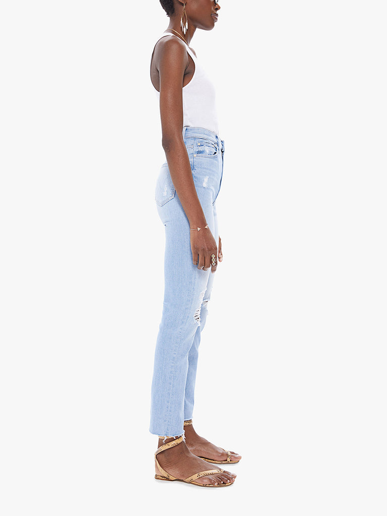 HIGH WAISTED RIDER ANKLE FRAY (ISLAND AFTERHOURS) - MOTHER