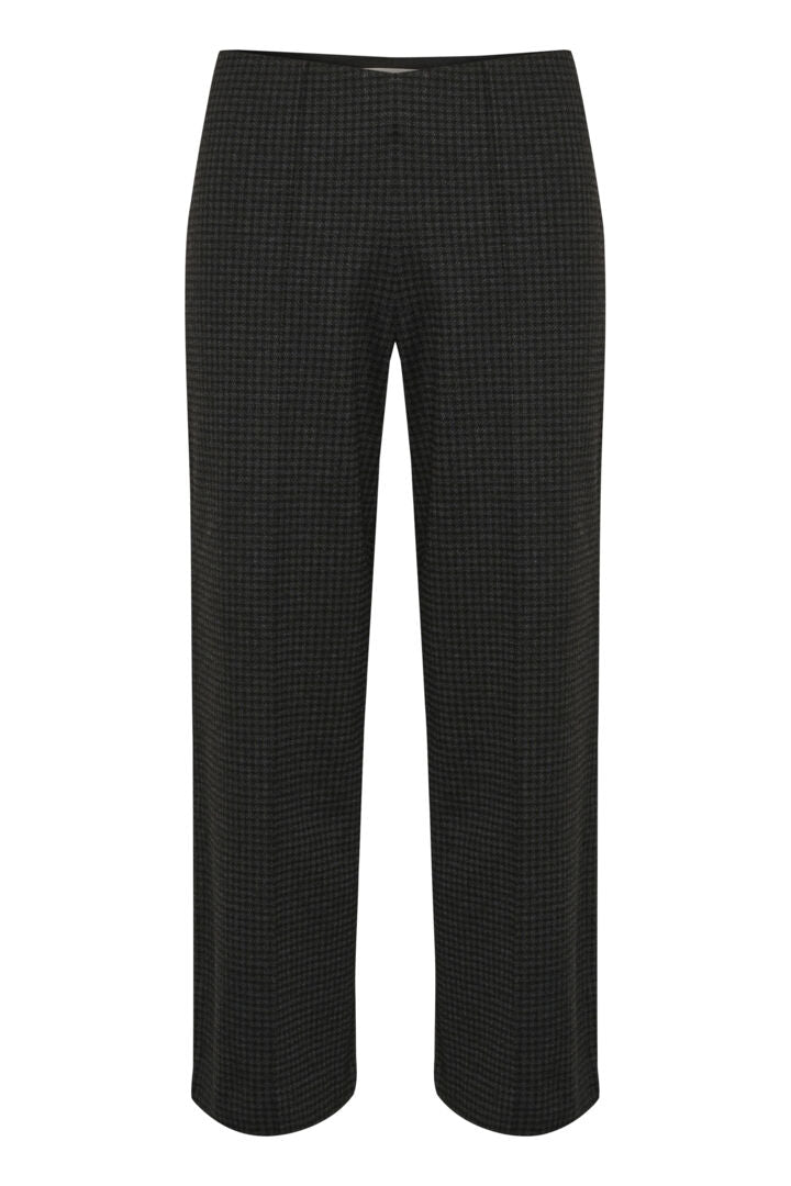 ILISAN PULL-ON TROUSER (DARK GREY CHECK) - PART TWO