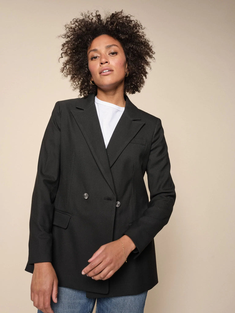 WANDA TWIGGY BLAZER (BLACK) - MOS MOSH