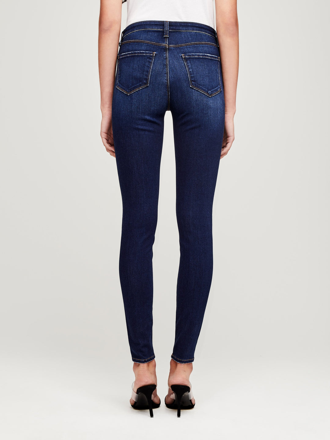 MARGUERITE HIGH RISE SKINNY (BALTIC) - L'AGENCE