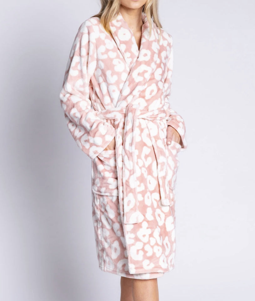 CHIC SLEEPER LEOPARD ROBE - PJ SALVAGE