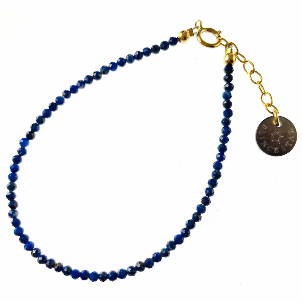 FACETED LAPIS LAZULI BRACELET - BLINCKSTAR