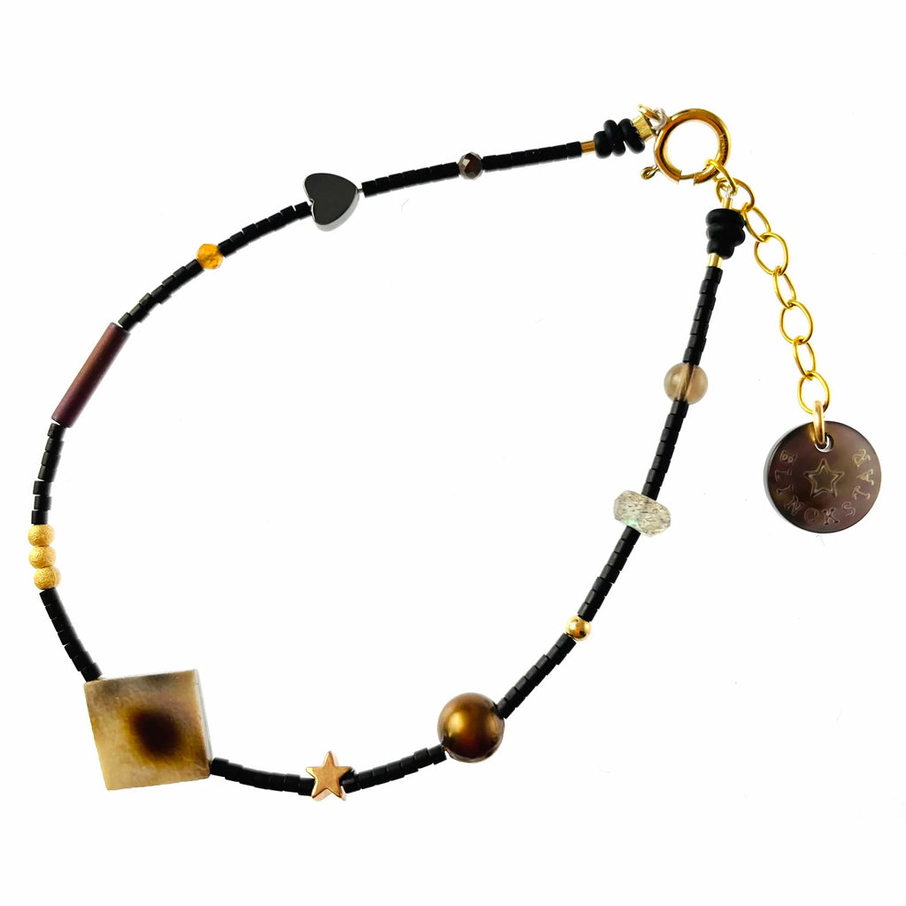 MINI MIX STONE BRACELET WITH LABRADORITE - BLINCKSTAR